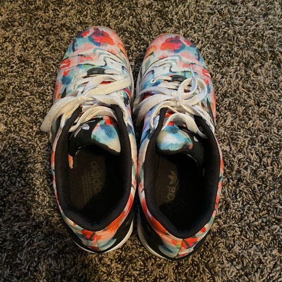Adidas Watercolor Running Shoes size 10 - Picture 4 of 8